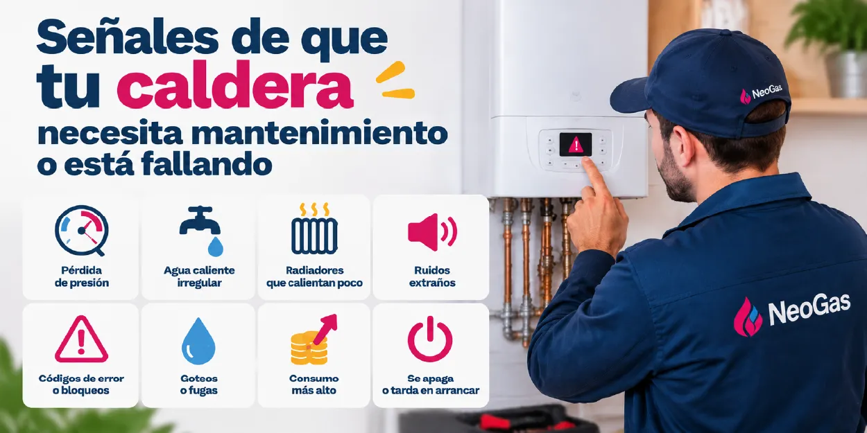 Señales de que tu caldera necesita mantenimiento o está fallando - ppl