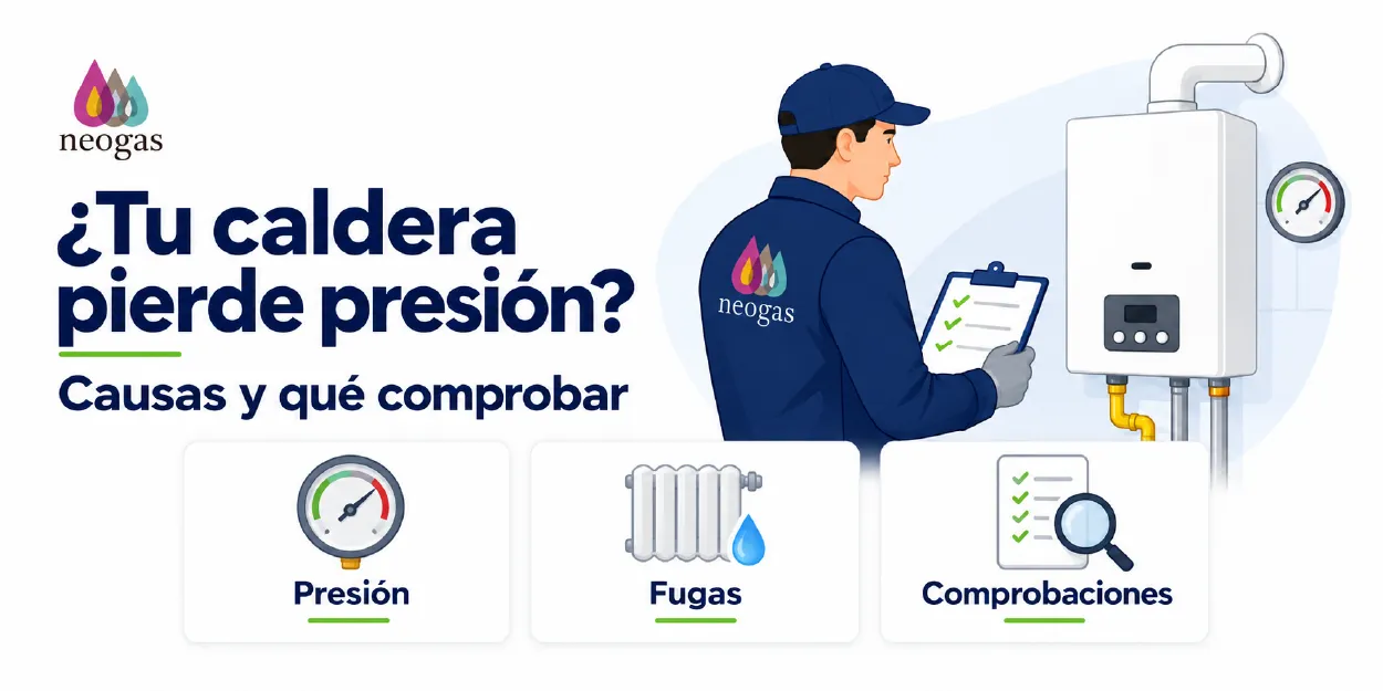 tu caldera pierde presion